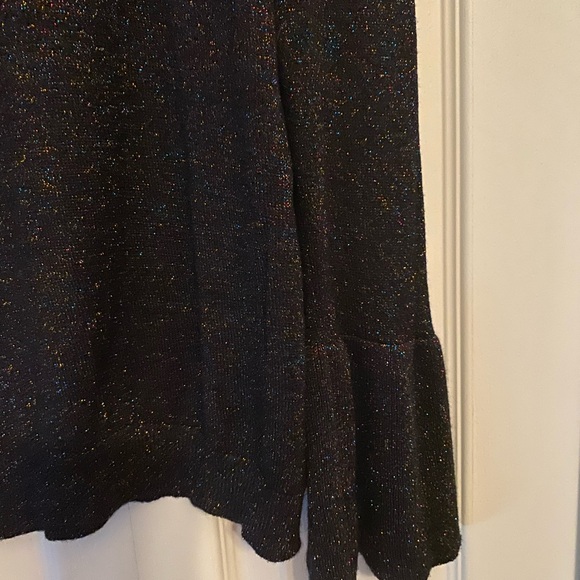 Icône by Simons Black Metallic Lurex Sweater - Picture 6 of 7